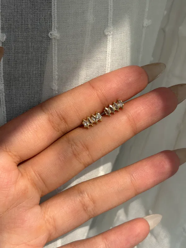 Celeste Marquise Ball Back Studs