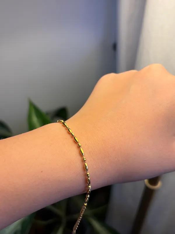 Gold whisper bracelet ✨