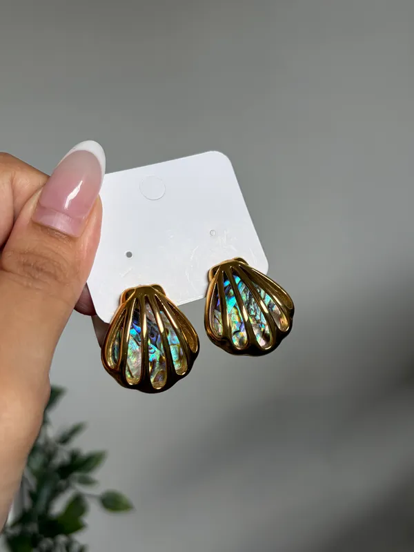 Oceana Shell Studs