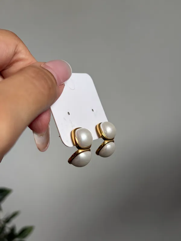 Pearl Embrace Studs