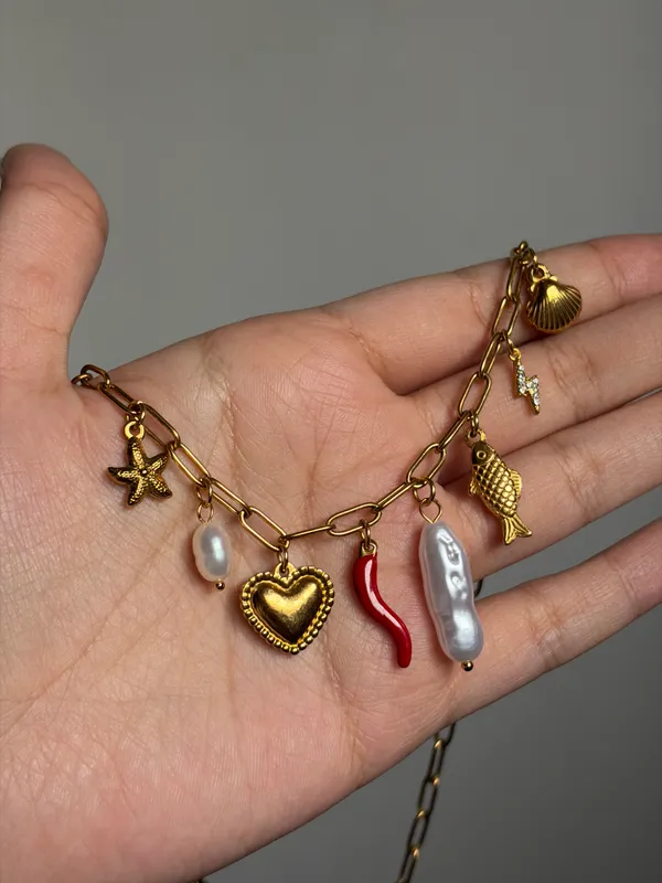 Charm story necklace 🌶️