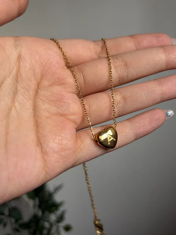 Heart Pendant Necklace (A)