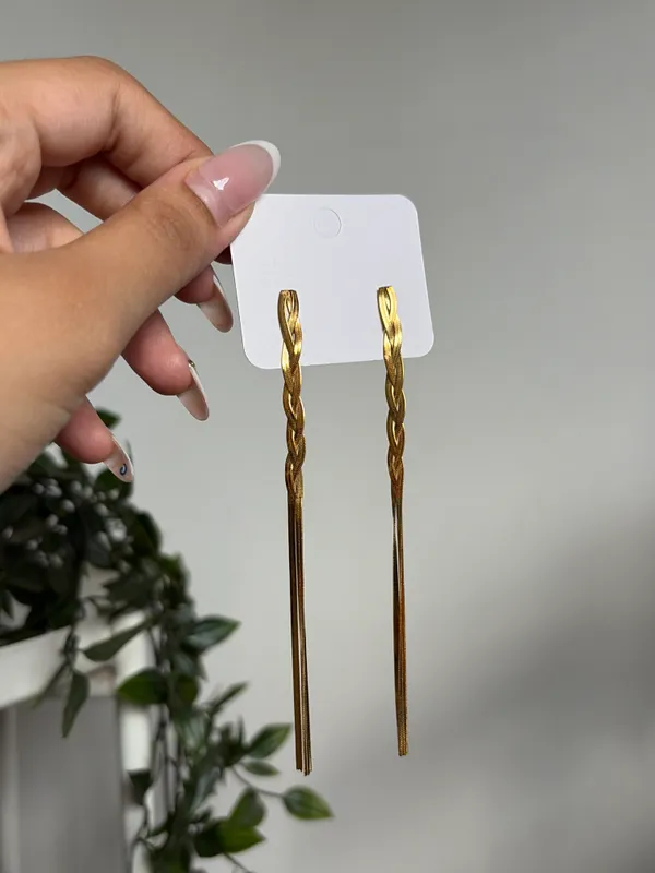 Serpentine Tassel Earrings