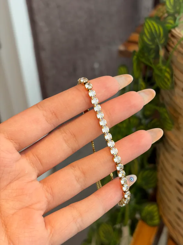 Soleil Tennis Bracelet (Gold)