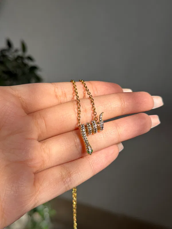 Naya Snake Pendant Necklace