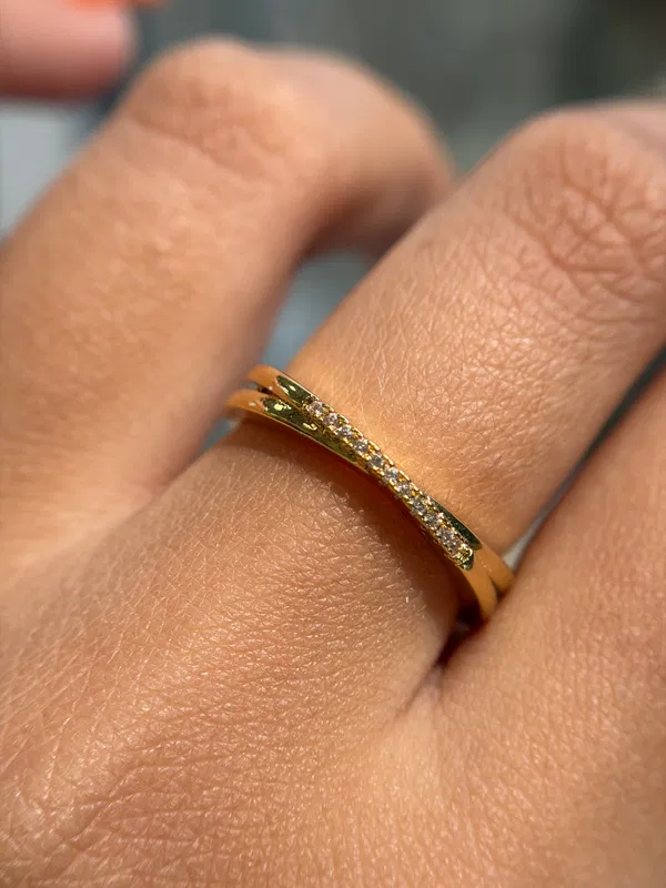 Celeste Pavé Band (Adjustable)