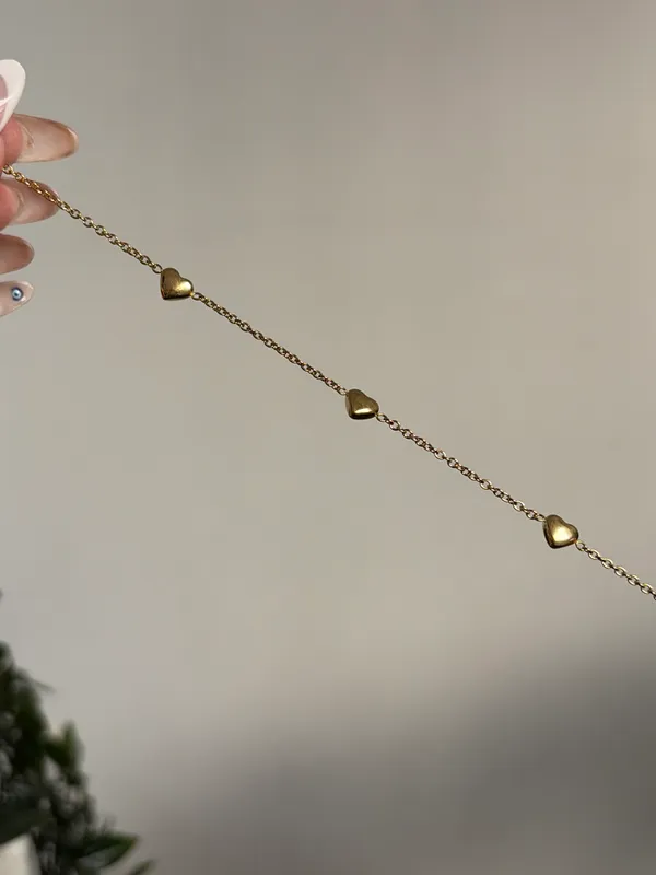 Tiny hearts bracelet