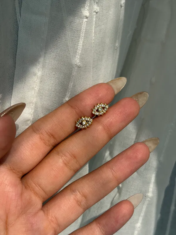 Evil Eye Ball Back Studs
