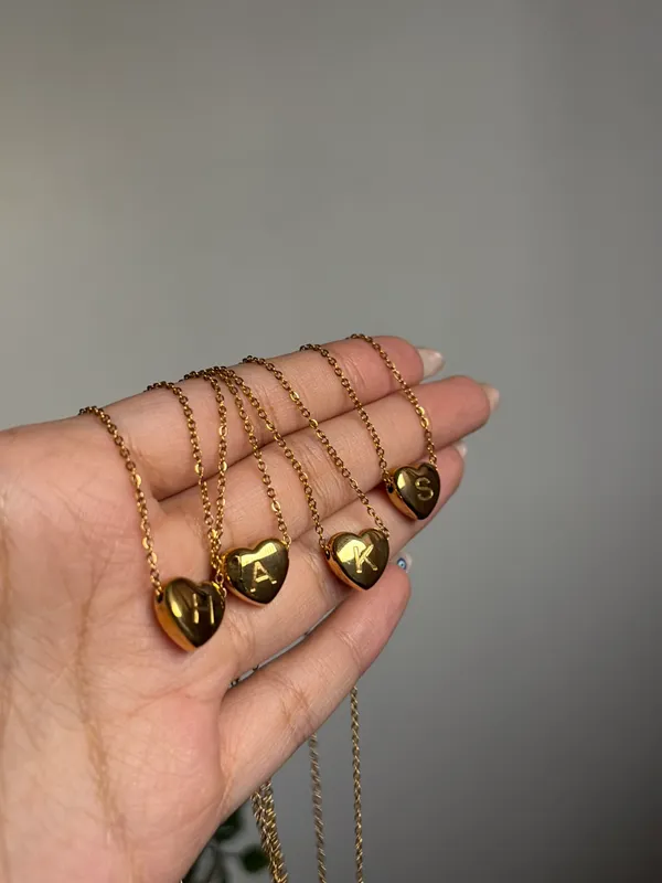 Heart Pendant Necklace (K)