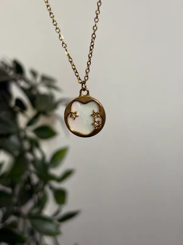 Starlit Pearl Necklace